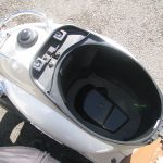 ヤマハ　ビーノ（ＶＩＮＯ）　ホワイト　ヘルメットボックス