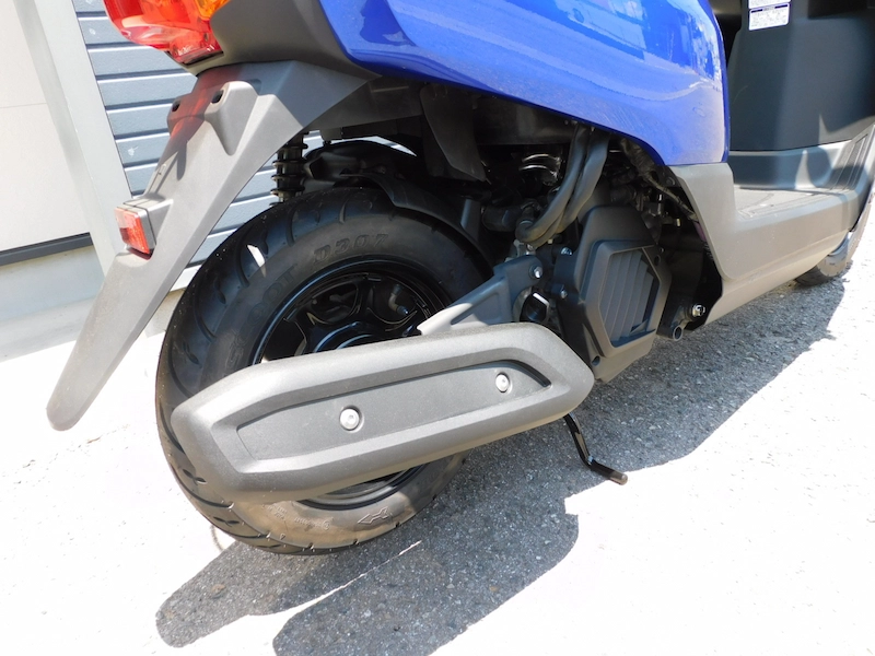 中古車 ヤマハ ジョグ デラックス (JOG DX) ブルー リヤホイール 2025年6月