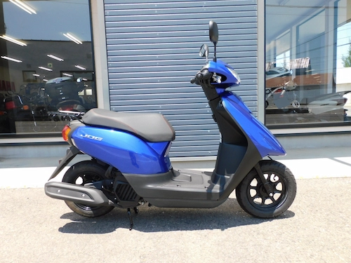 中古車　ヤマハ　ジョグ　デラックス　（ＪＯＧ　ＤＸ）　ブルー　みぎ側２　２０２５年６月