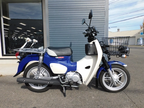 中古車　ホンダ　スーパーカブ１１０プロ　ブルー　みぎ側２　２０２５年１１月２３日