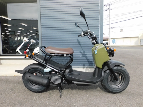 中古車　ホンダ　ズーマー（ＺＯＯＭＥＲ）　グリーン　ひだり側２　２０２５年１１月４日