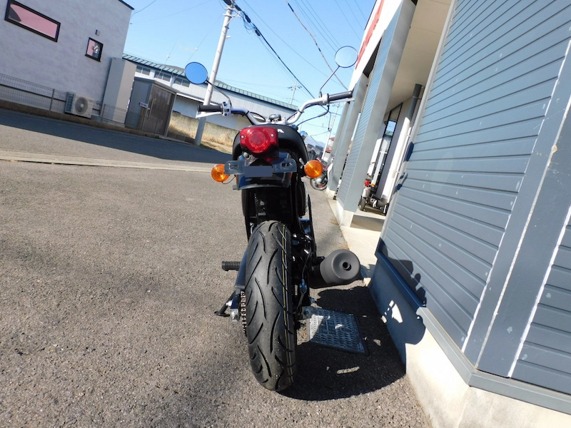 中古車 ホンダ エイプ(Ape50) ブルー うしろ側 2025年12月28日