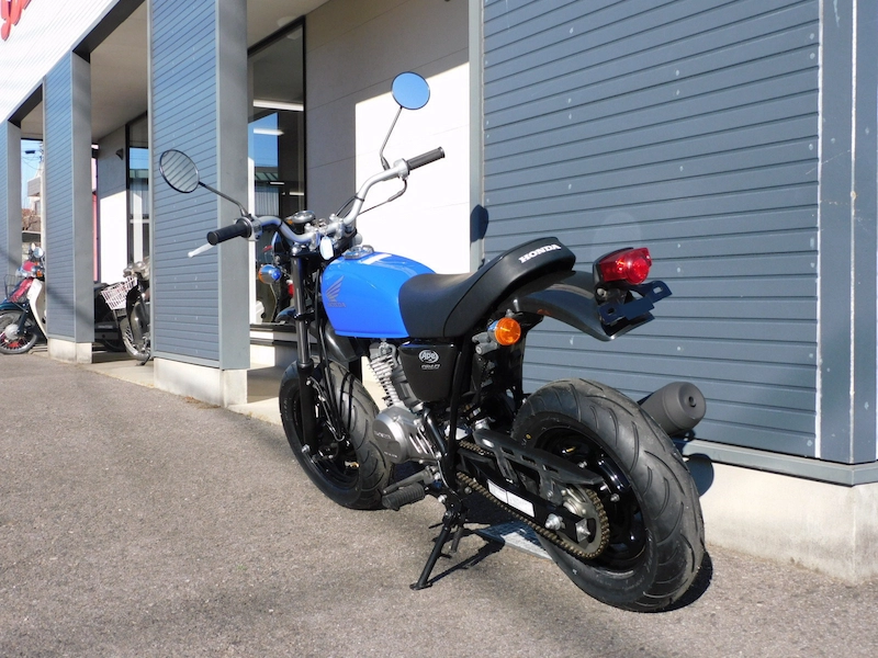 中古車 ホンダ エイプ(Ape50) ブルー 左うしろ側 2025年12月28日