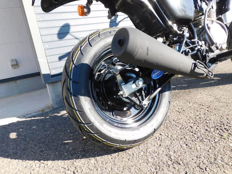 中古車 ホンダ エイプ(Ape50) ブルー リアホイール右 2025年12月28日