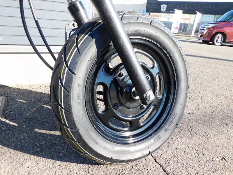 中古車 ホンダ エイプ(Ape50) ブルー フロントホイール右 2025年12月28日