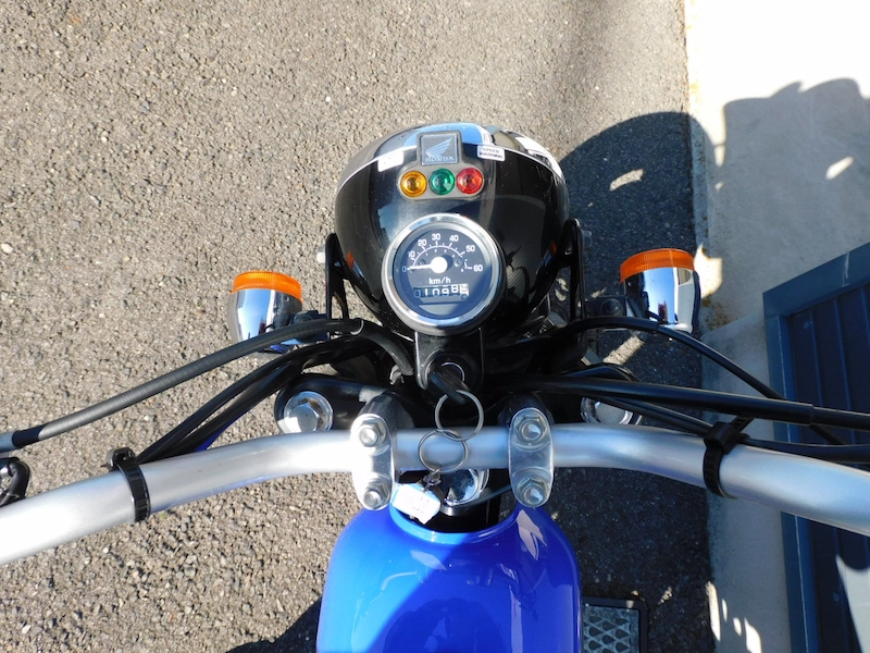 中古車 ホンダ エイプ(Ape50) ブルー メーターパネル2 2025年12月28日