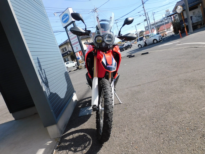 中古車 ホンダ CRF250ラリーABS レッド まえ側 2026年1月