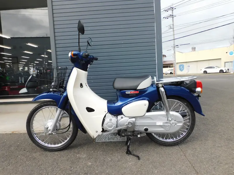 中古車 ホンダ スーパーカブ50 ブルー ひだり側 2026年3月1日
